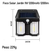Foco solar led Doble [Luz Cálida] - Imagen 8