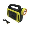 Linterna solar portátil recargable (USB y Solar) [Amarilla] - Imagen 2
