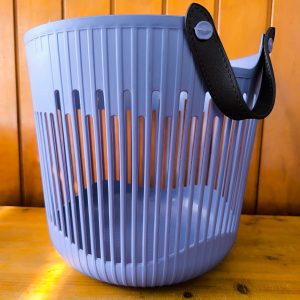 Cesta plástica con asas [Azul]