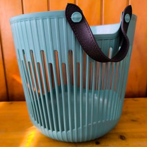 Cesta plástica con asas [Verde]