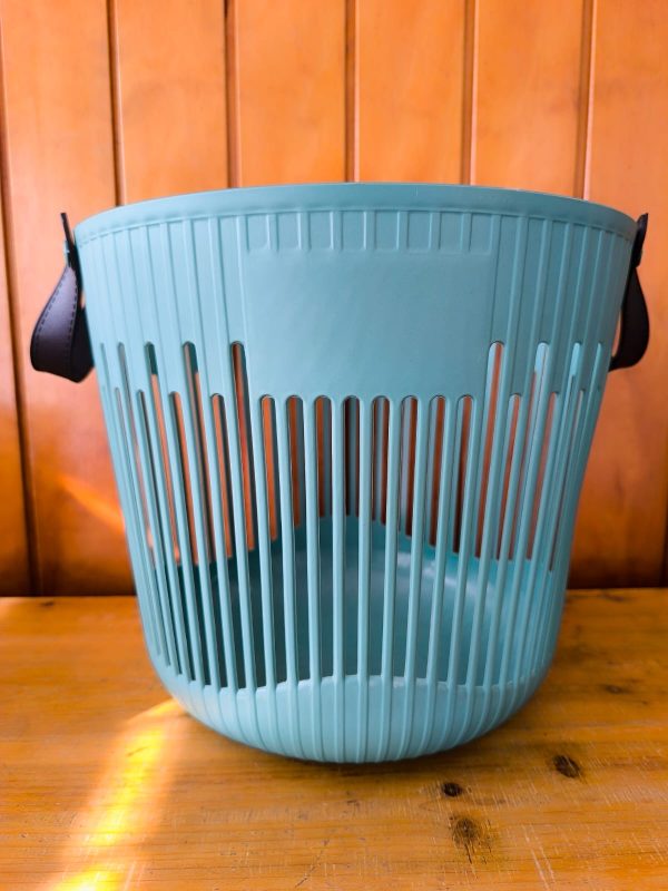 Cesta plástica con asas [Verde] - Imagen 2