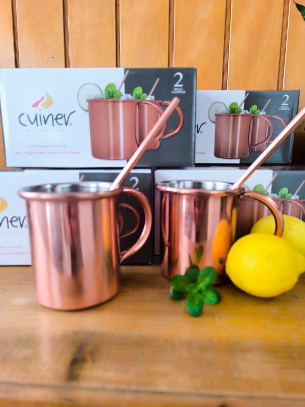 Set 2 MUG Cooper rectos 430cc - Imagen 5