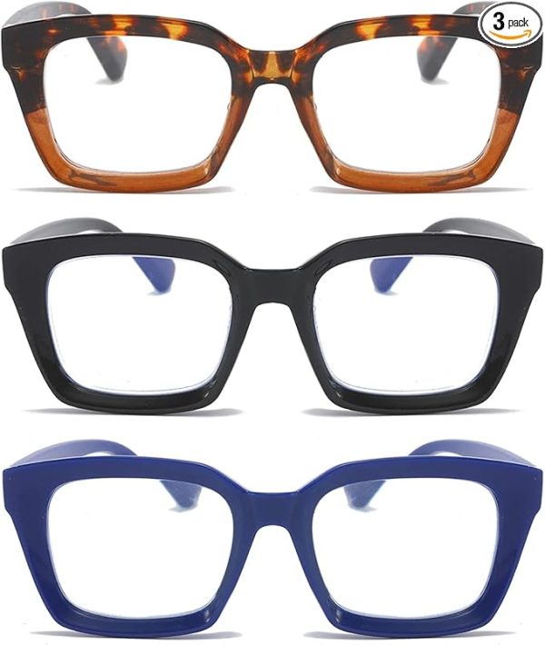 Pack 3 lentes de lectura extragrandes para mujer [+2.5] - [MMOWW] - Imagen 2