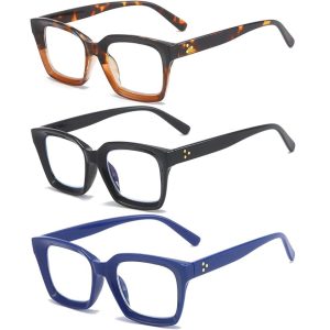 Pack 3 lentes de lectura extragrandes para mujer [+2.5] - [MMOWW]