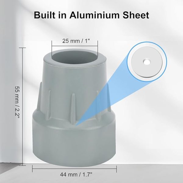 Pack 6 puntas para muletas antideslizante [Supregear] - Imagen 3